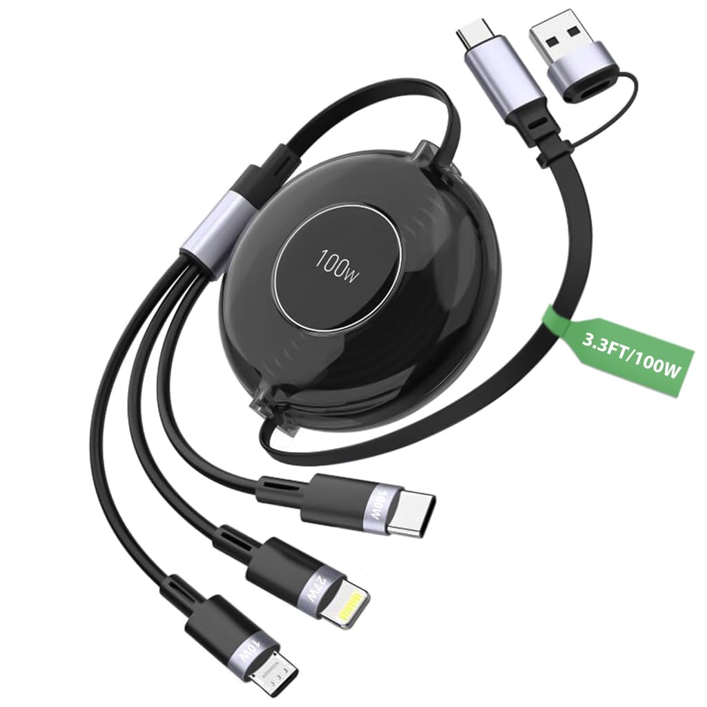 See full amazon price history chart for Verilux® 100W Type C to Type C Cable, 3.3Ft 6 in 1 Retractable Multi USB C Cable, with 4 Adaptable Lengths, USB-C/A to Lightning/USB-C/Micro USB Phone Charger Cord for iPhone 15, Galaxy S24, MacBook Verilux® 100W Type C to Type C Cable, 3.3Ft 6 in 1 Retractable Multi USB C Cable, with 4 Adaptable Lengths, USB-C/A to Lightning/USB-C/Micro USB Phone Charger Cord for iPhone 15, Galaxy S24, MacBook (B0DBTX6ZSR) Amazon Price History, Amazon Price Tracker