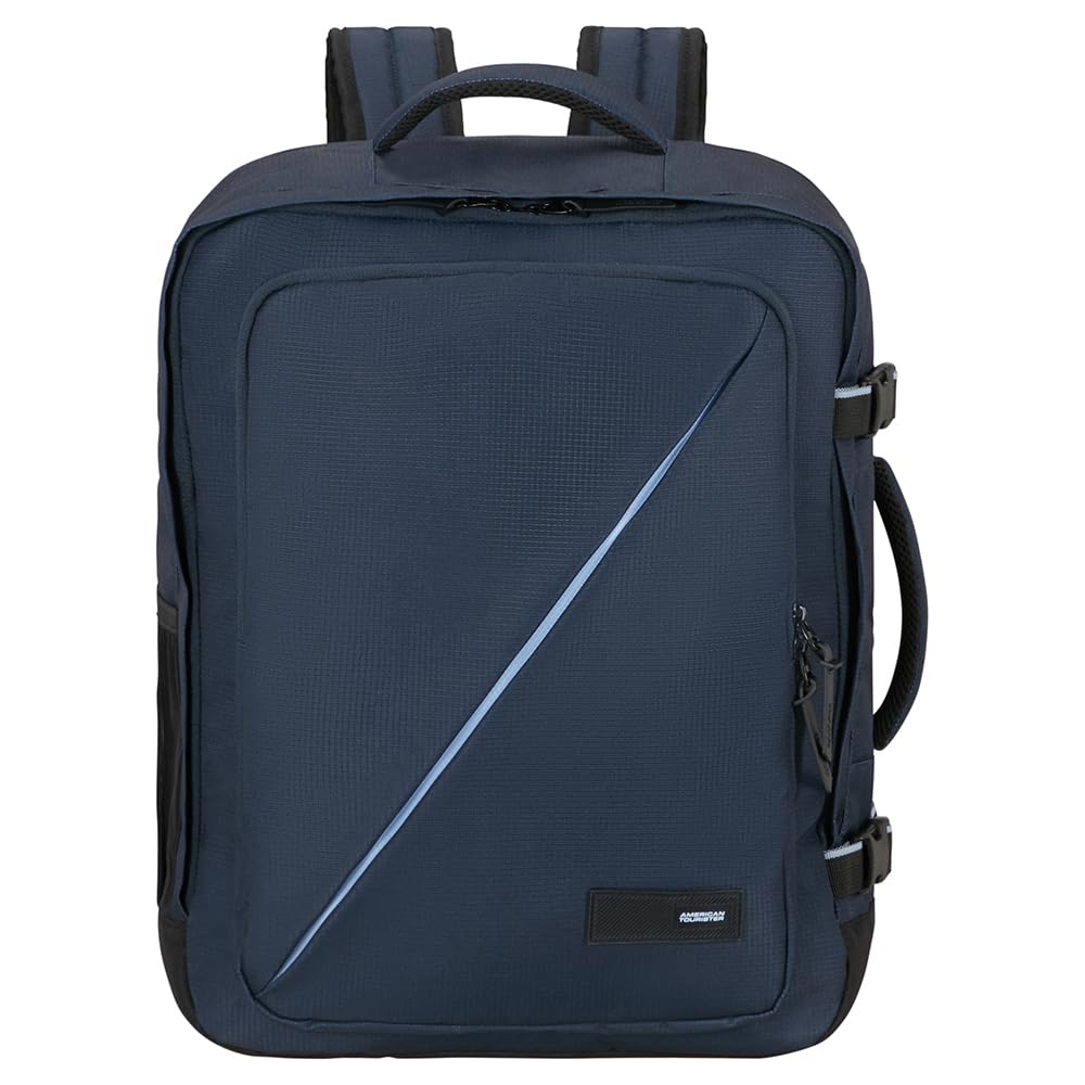 American Tourister Take2Cabin - Borsa da cabina easyJet 36 x 20 x 45 cm, 38 L, 0,70 kg, bagaglio a mano, zaino aereo M Underseater, blu (blu scuro)