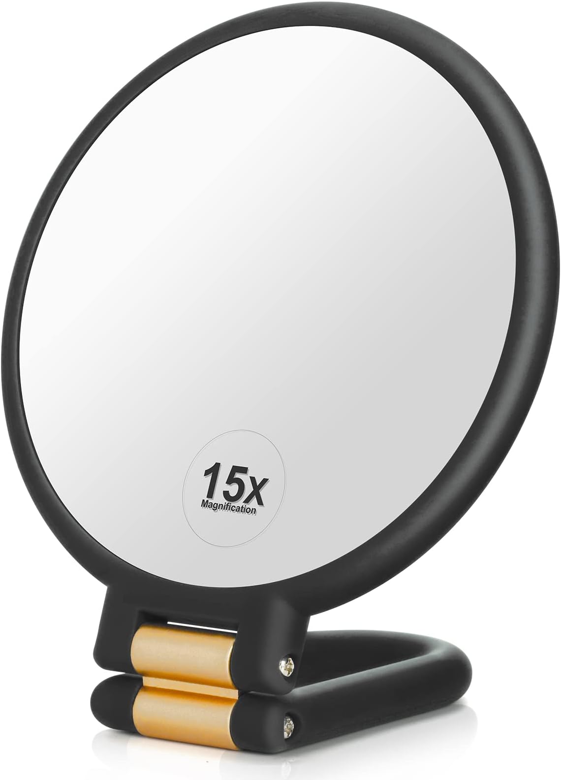 Beautifive Hand Mirror with Handle 10X/1X, Double Sided