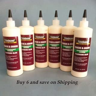 Titebond Tongue & Groove Flooring Glue #2104 (6 bottles) - coolthings.us