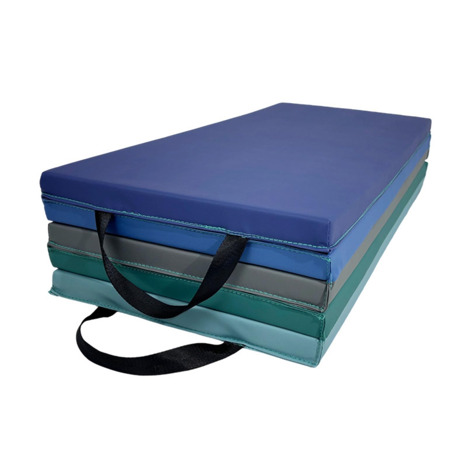Materassino da Ginnastica con Maniglie Imbottito Tappetino Fitness Pieghevole Spesso Tappeto da Palestra con Maniglia, style to 6