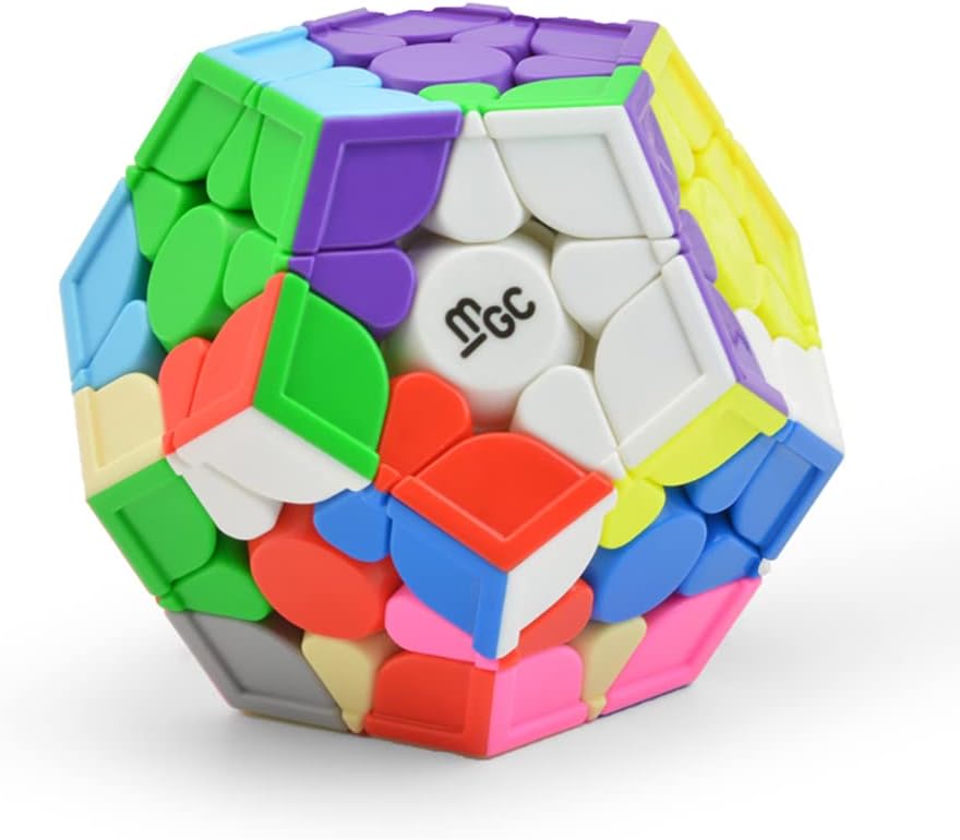 Miniatura 2 de Willking YJ MGC Megaminx magnético sin pegatinas Speed Cube Yongjun 3x3 magnético pentagonal Speed Cube Dodecaedron Magic Cube Puzzle