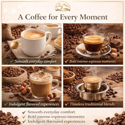Image of IRVA Timeless South Indian Blend | Coffee & Chicory Mix | Filter Kaapi Experience | Rich, Strong Aroma | Crafted for Traditional Milk Coffee | 100g | 40-50Cups