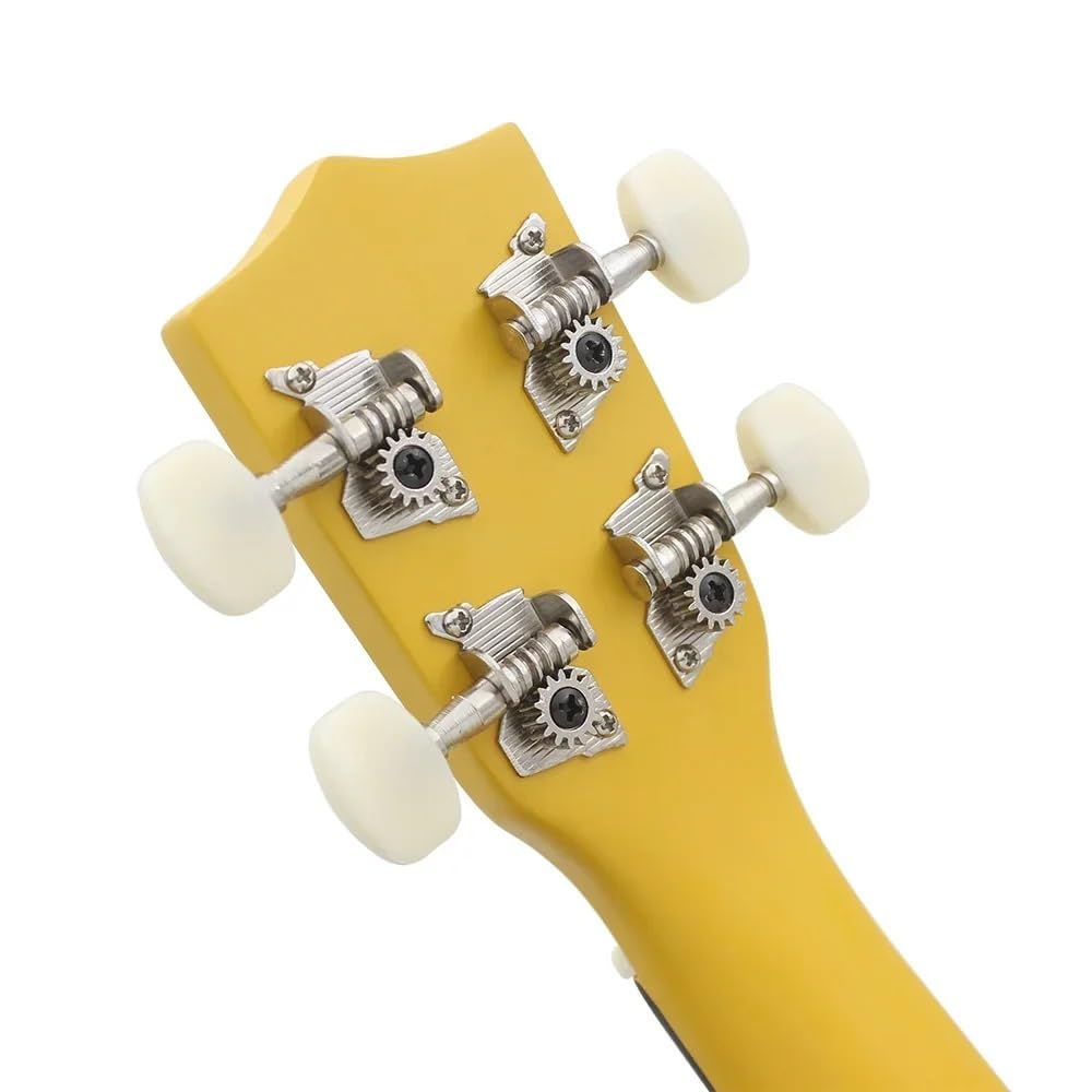 Kompakte akustische Akustik-Ukulele for Erwachsene, leichte 4-saitige Ukulele, Anfänger-Reise-Ukulele, kompakte Damen-Kleingitarre, tragbare Ukulele, geeignet for Studenten und Anfänger, einfach zu sp