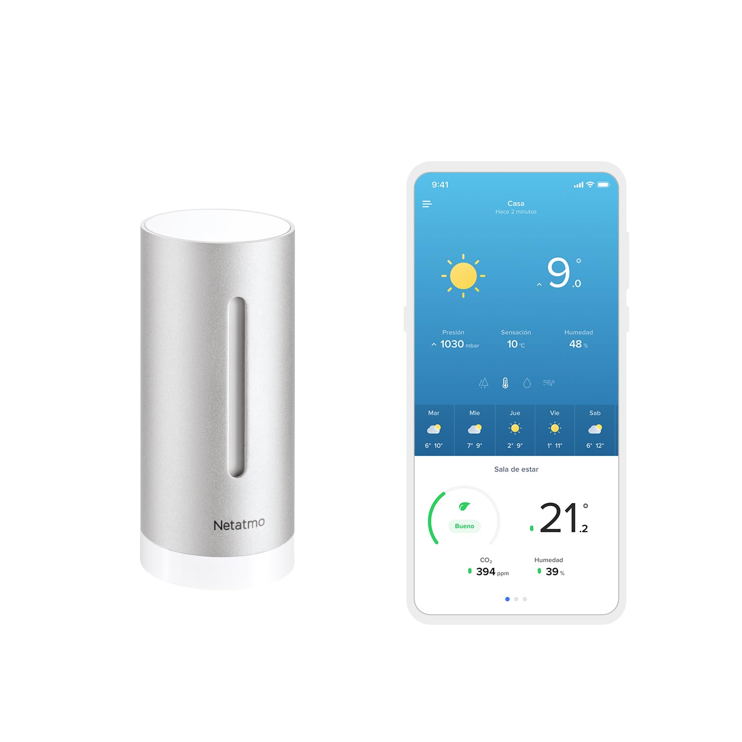 Netatmo - Módulo adicional para estación meteorológica Módulo Int. Accesorio