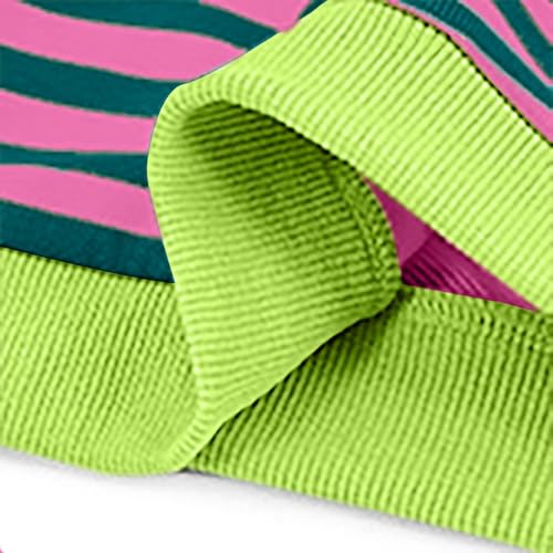 Jersey para niños y niñas, a rayas, bloque de color, cuello redondo, camiseta de manga larga, informal, suelta, sudadera clásica, sudadera con capucha para niña 146, Color morado oscuro., 13-14 años