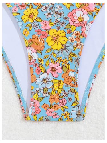 SOLY HUX Women's Floral Print Bikini Sets Underwire Tie Side Bathing Suits Two Piece Swimsuit4