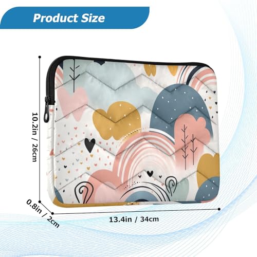 Funda para portátil 13-14 pulgadas impermeable diseño nubes miniatura 3