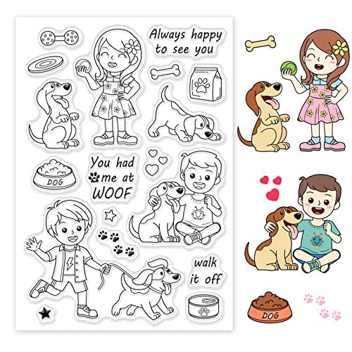 GLOBLELAND Timbro di Gomma con Impronte del