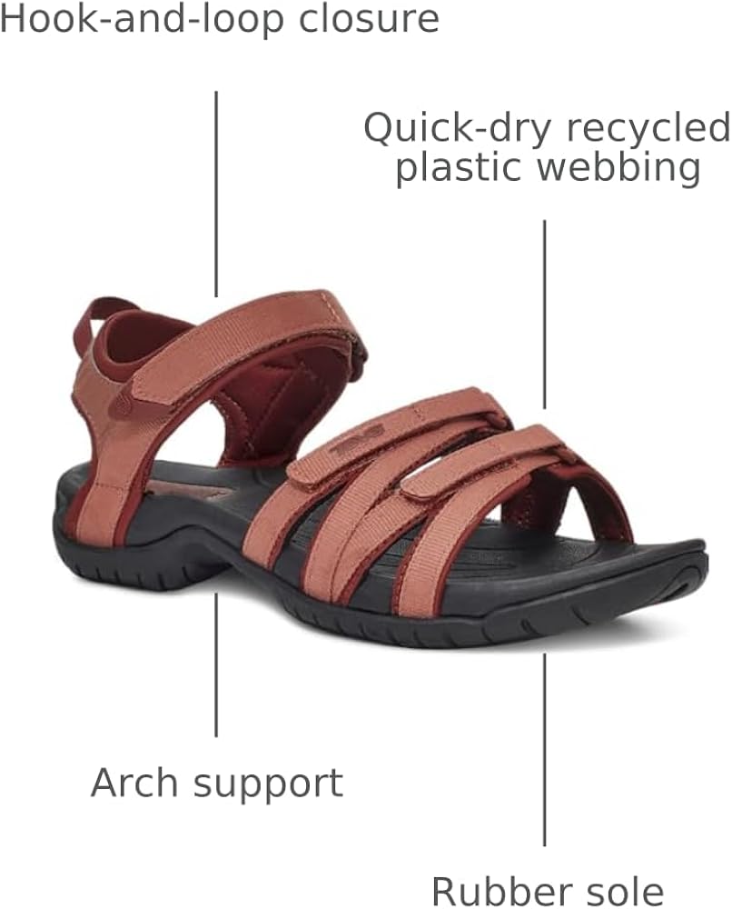 Amazon.com | Teva Women's Tirra Sandal, Aragon, 5 | Sport