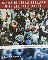 Basics of Social Research with APA Style Manual 049527500X Book Cover