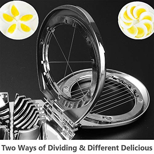 image for Secret Space Egg Slicer, Multipurpose 304 Stainless Steel Wire Egg Sli