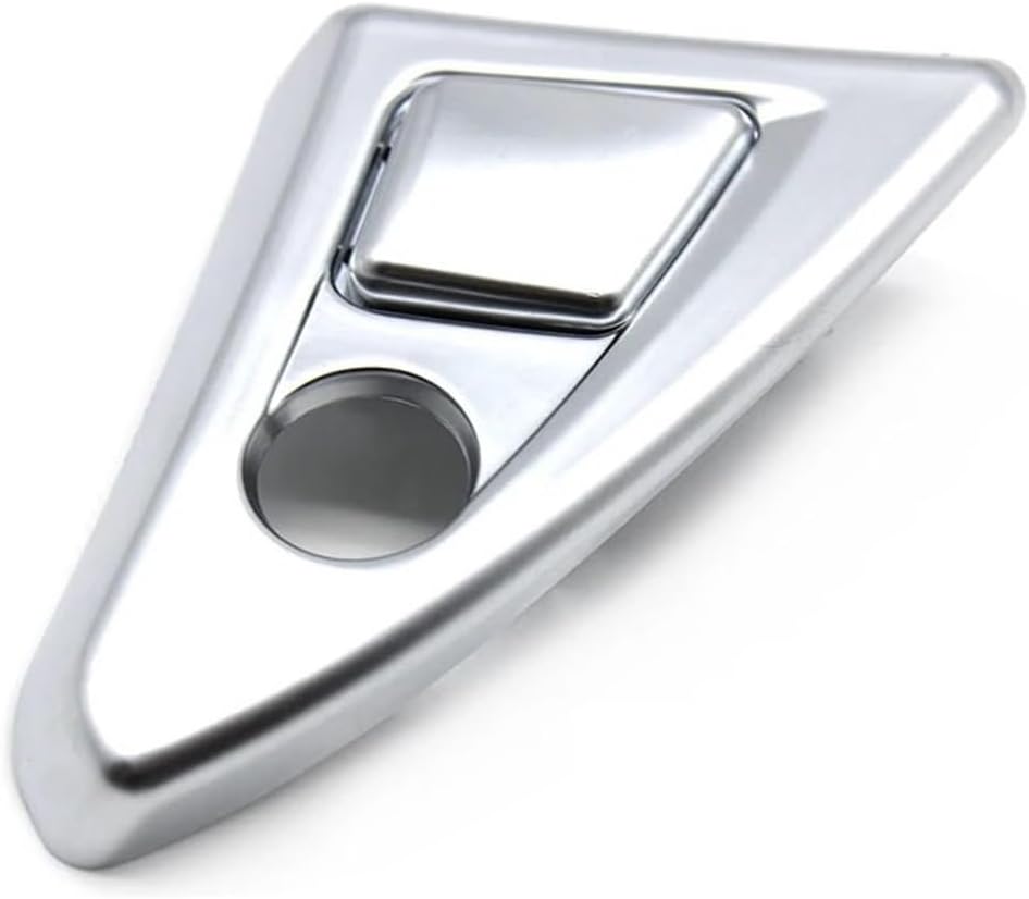 LHD RHD Car Inner Central Armrest Glove Box Switch Catch Button Compatible 5 Series F10 F11 F18 520 523 525 528 530 535 2011-2017(RHD Model B Silver)