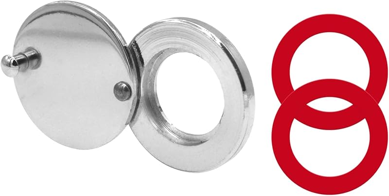 Peephole Cover for Door Viewer, Security Protector with Adhesive | 1-set peephole cover for door viewers, self-adhesive install, silver, fits standard peepholes, quick install, home security