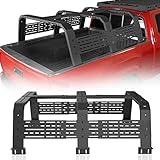 Hooke Road 18.8" High Overland Bed Rack for Full-Size Trucks w/Bed Rails - Compatible with 07-23 Toyota Tundra & 05-23 Toyota Tacoma 6' Bed