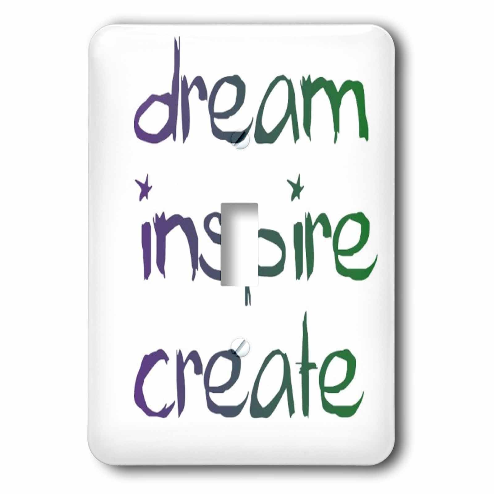 Interrupteur à baïonnette Dream Inspire Create 3dRose LSP_25673_1