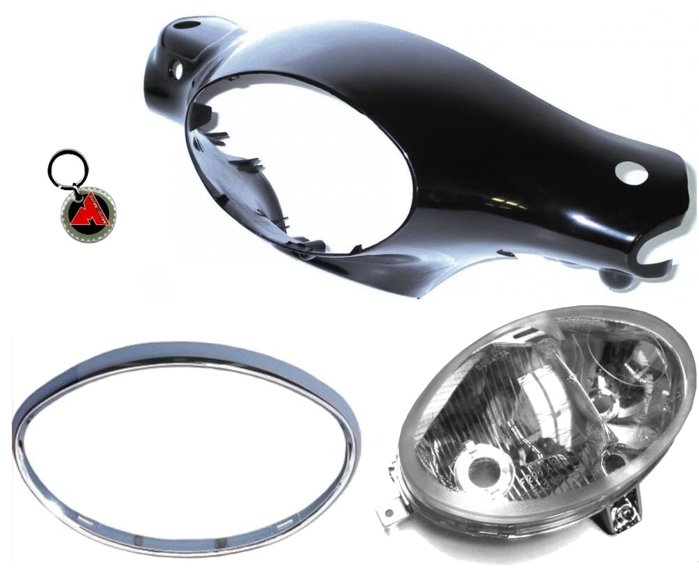 Carena Da Verniciare Completa di faro Per Piaggio Liberty 125 150 1997 1998 1999 2000 2001 2002 2003