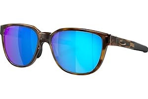 Oakley Men's Actuator Sunglasses Matte Brown Tortoise with Prizm Sapphire Polarized Lens 57mm