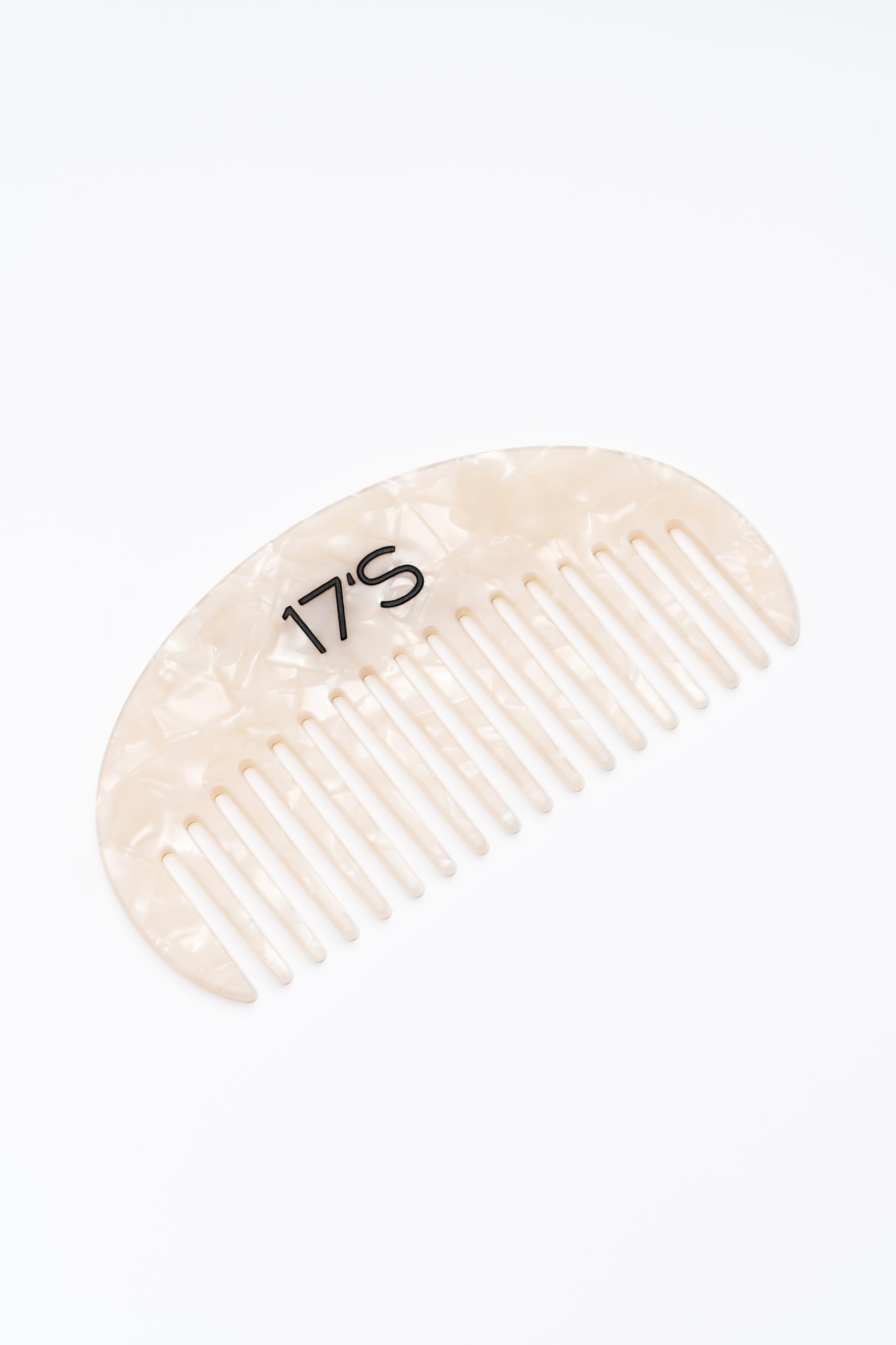 Vanilla Pearl Comb Grobzinkiger Kamm aus Celluloseacetat