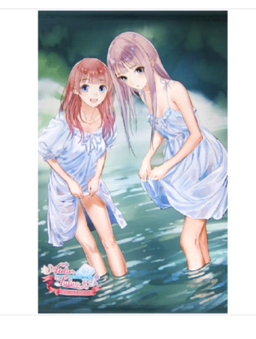 Amazon.co.jp: ルルアのアトリエ ルルア＆ロロナ B2タペストリー