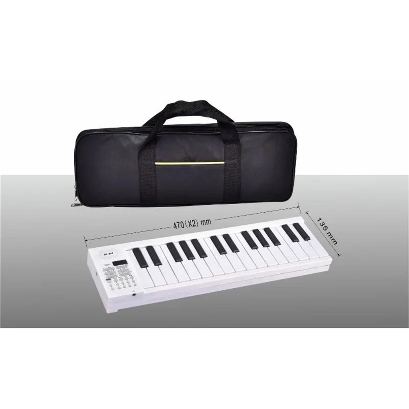 Pianos Digitales Para Piano Electrónico De 61 Teclas Teclado Musical Portátil Piano Musical Profesional Órgano Electrónico Fácil Para Principiantes(Bk)