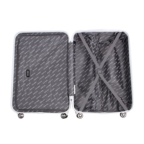 Steve Madden 28 Inch Checked Luggage Collection - Scratch Resistant (ABS + PC) Hardside Suitcase - Designer Lightweight… - Image 5