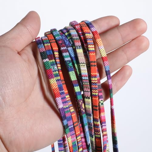Image of Psyqtsuary Eyeglasses Strap, 12 Pcs Colorful Sunglasses Strap Multicolored Safety Eyeglass Holders Around Neck Vintage Boho Glasses Lanyard for Men and Women