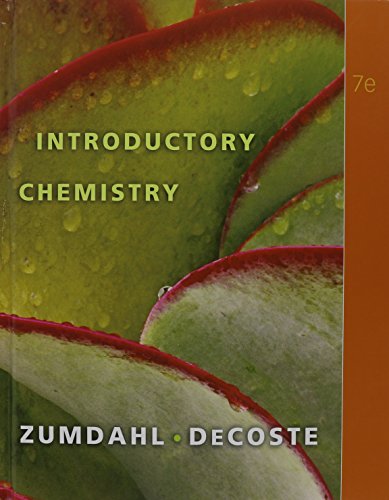 Bundle: Introductory Chemistry, 7th + WebAssign Printed Access Card for Zumdahl/DeCoste's Introductory Chemistry, 7th Ed