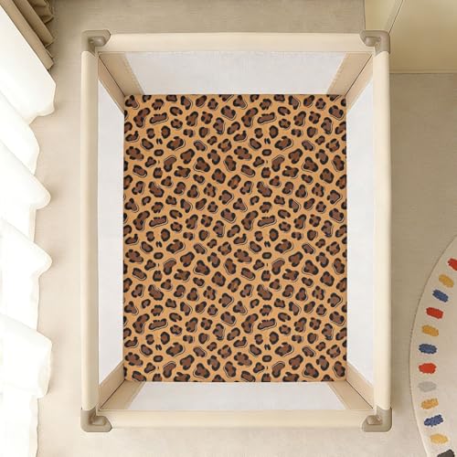 Linge de lit léopard extensible pour des nuits douces en chambre bébé - 8
