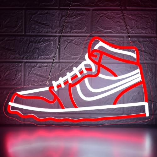 Sneaker Neon Sign for Wall Decor Sports LED Light for Man Cave