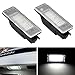2PCS Luce targa a LED bianca Luce targa posteriore Lampada fanale posteriore di ricambio per Peugeot 106 207 307 3008 406 508, Peugeot Expert II Van Tepee 2007-2016, Citroen C2-C8 DS3