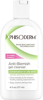 Anti-blemish Gel Cleanser, for Oily, Combo and Acne-prone Skin, 6 Fluid Ounce Bottle (Pack of 4)