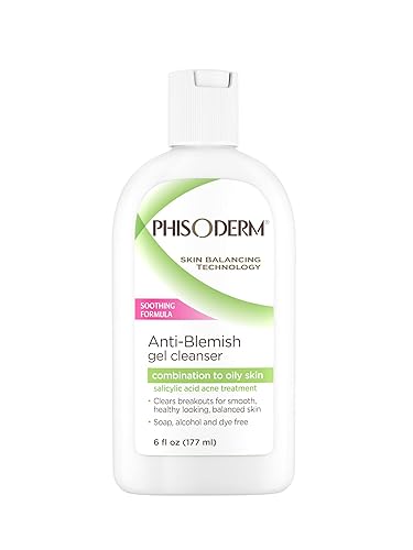 Miniatura 1 de pHisoderm Gel limpiador antimanchas, para piel grasa, combinada y propensa al acné, botella de 6 onzas líquidas (paquete de 4)