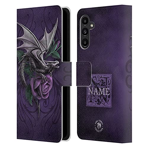 Coque en Cuir à Portefeuille Compatible Samsung Galaxy A13 5G Anne Stokes Beauté 2 Étui