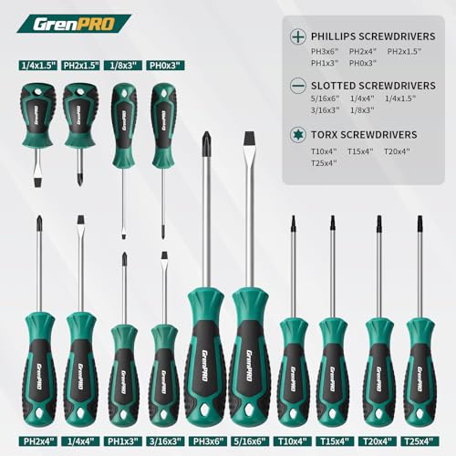 GRENPRO 90-Piece S2 Alloy Screwdriver Set