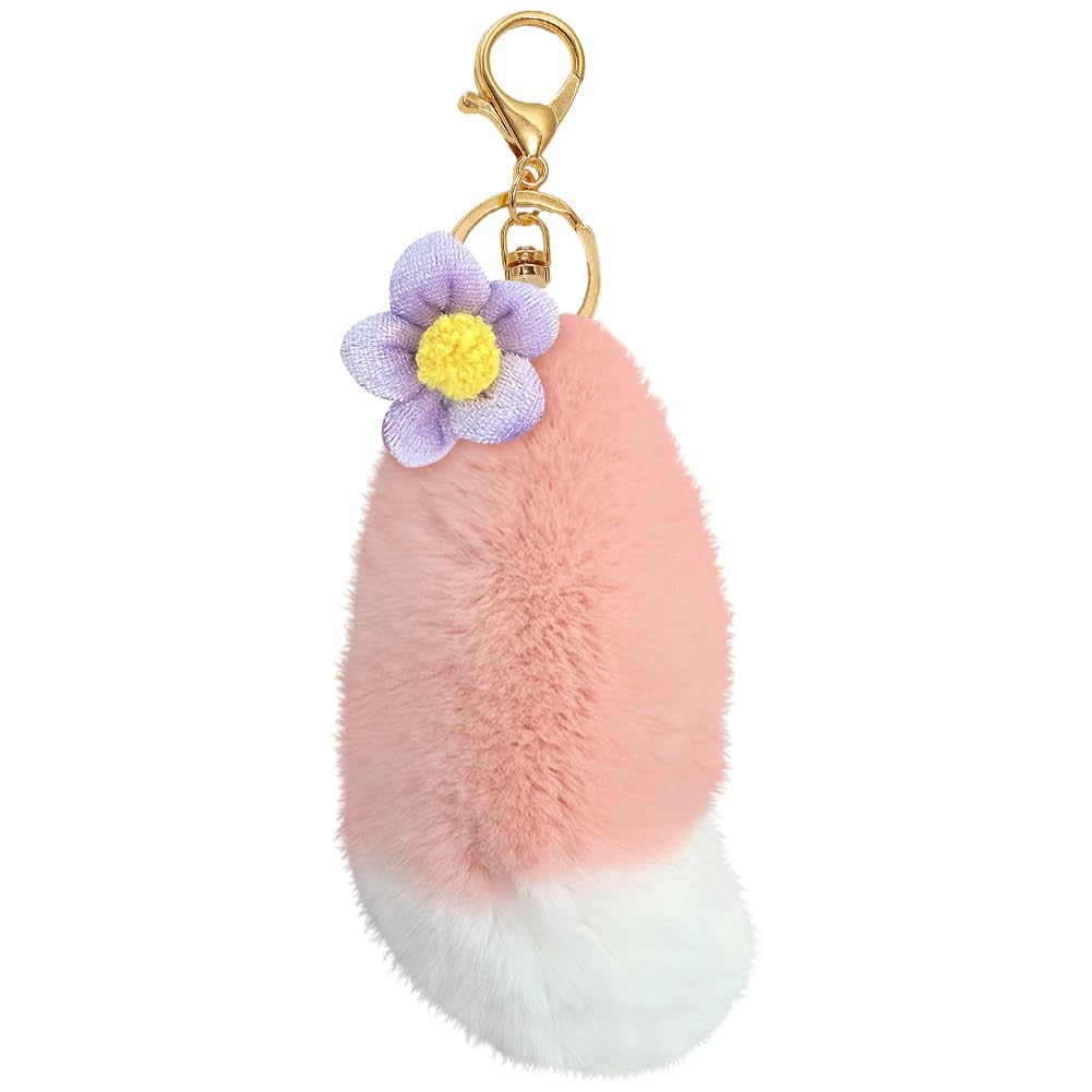 Amazon.co.jp: [YUYAKESHI] キツネ しっぽ キーホルダー