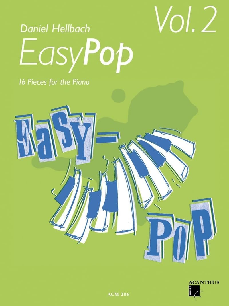 EasyPop Band 1 2 3 | Komplettset | 13 Klavierstücke für Klavier | Daniel Hellbach | Acanthus Verlag | ACM205 + ACM206 + ACM228 | Easy Pop | Soundman Piano-Bleistift