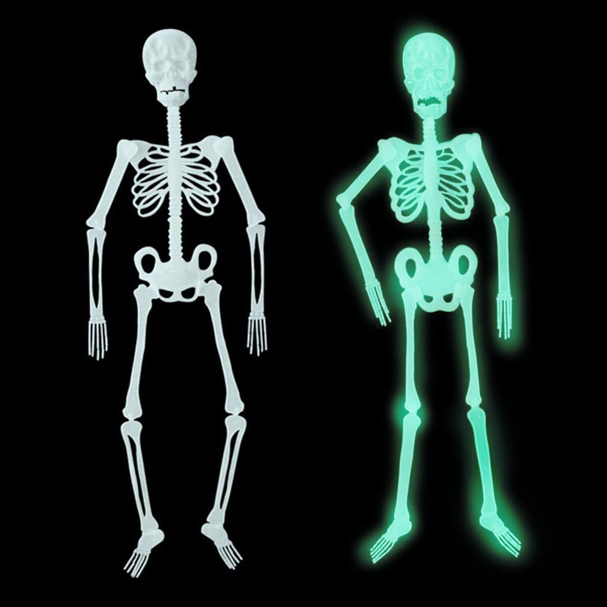 Carillon Solaire Lumineux Pour Halloween - Kero - Crâne-Citrouille - Noir - Décoration De Jardin