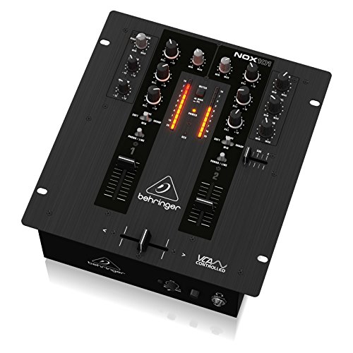 Behringer PRO MIXER NOX101 Premium 2 Channel DJ Mixer with Full VCA-Control and Ultraglide Crossfader