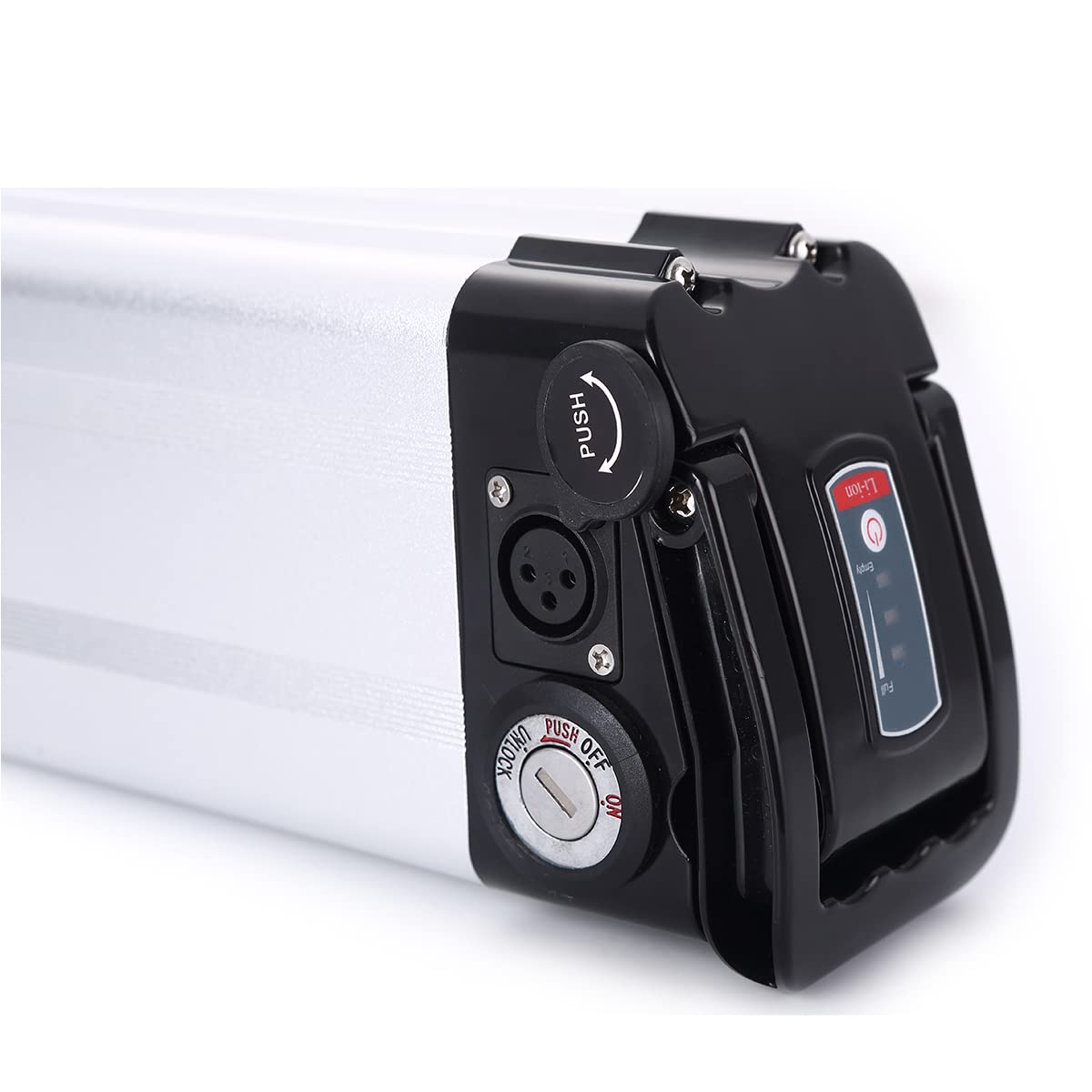 Batteria per bicicletta elettrica 36 V XH370-10J Silverfish per batteria elettrica compatibile con Phylion Zhenlong Aldi MiFa Trio Prophete (36 V 15,6 Ah)