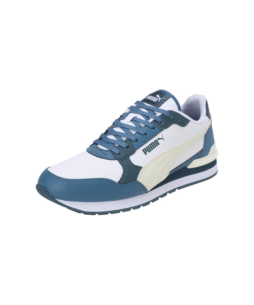 Erkek/Unisex ST Runner v4 L-PUMA White-Creamy Vanilla-Blue Horizon-Gray Skies Low Boot 40.5