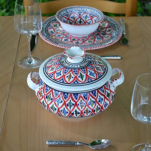 Soupière Bakir rouge