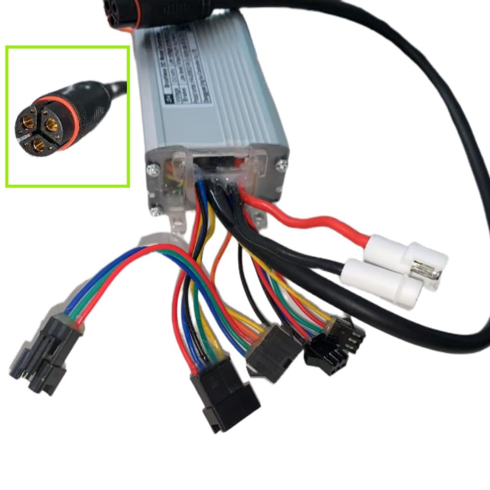 JH4AJ6566DZHBK Bürstenloser Motorregler DC48V 21A Ebike Controller für Mountainbike, Roller, Elektrofahrrad