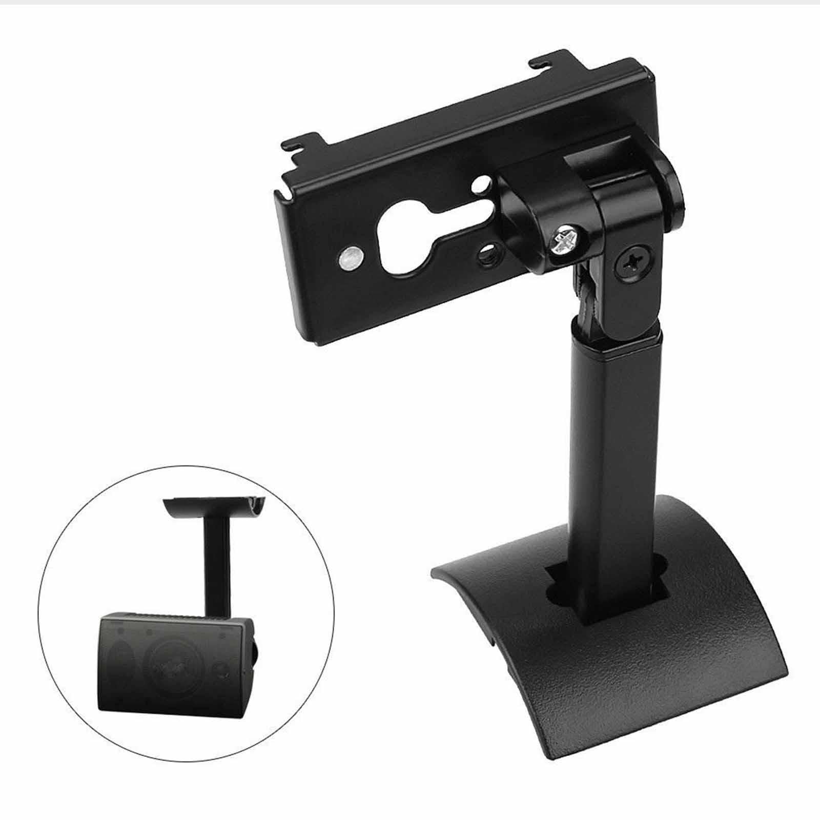 Soporte de Pared para Altavoces de Sonido Envolvente, Apto para Cocina Y Estudio, Negro