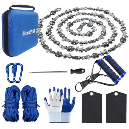 Homyall Hand Rope Saw for Tree Limbs 53 Inch High Limb Rope