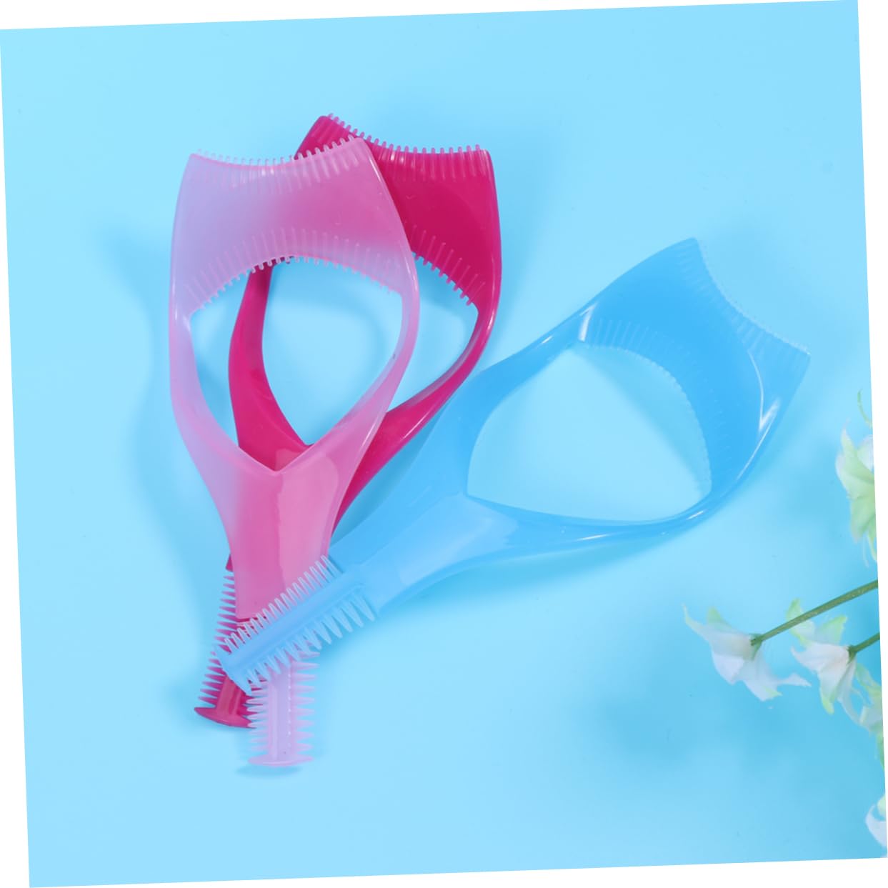 Baluue 24pcs 3D Eyelash Set Eye Liner Lash Extension Grafting Tools Comb for Beauty