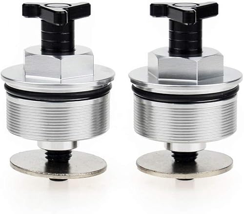 Miniatura 5 de LANBAO Tapas de horquilla de precarga para Yamaha YZF-R3 (2015 2016 2017 2018) XJ6 FZ07 MTM690 XSR700 FZ6R (2016 2017 2018) 1.614 in Tornillos de