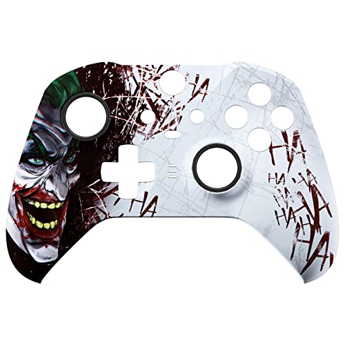 eXtremeRate Clown HAHAHA Replacement Faceplate Cover for Xbox One Elite Controller Series 2 (Model 1797), Soft Touch Front Housing Shell Case & Accent Rings for Xbox Elite Series 2 Core Controller by eXtremeRate - Image 3