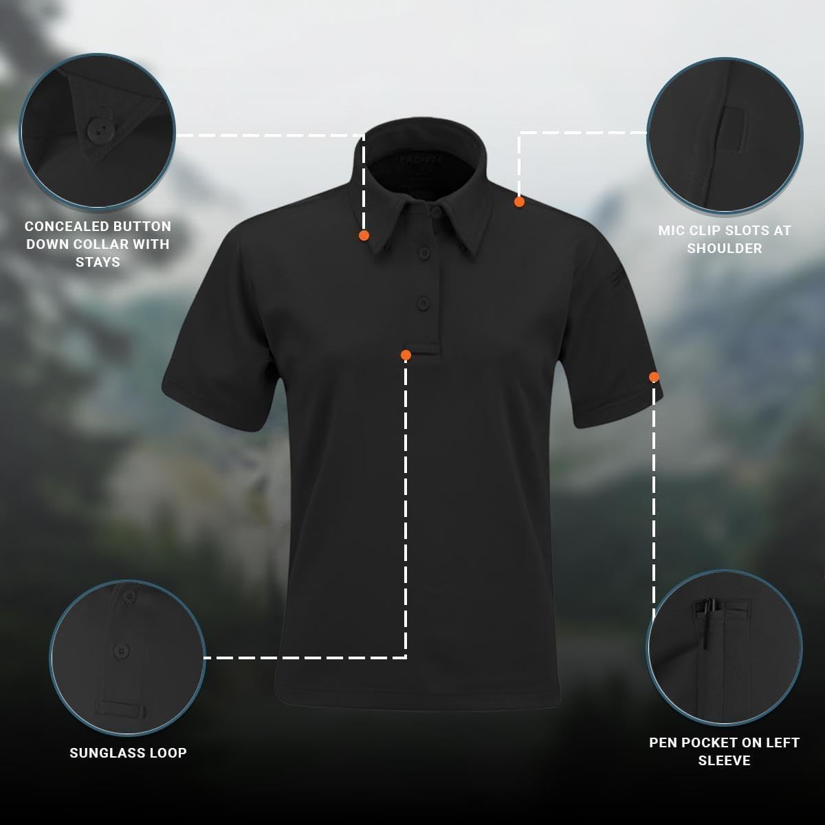 Propper I.C.E. Performance Short Sleeve Women's Polo - Image 6