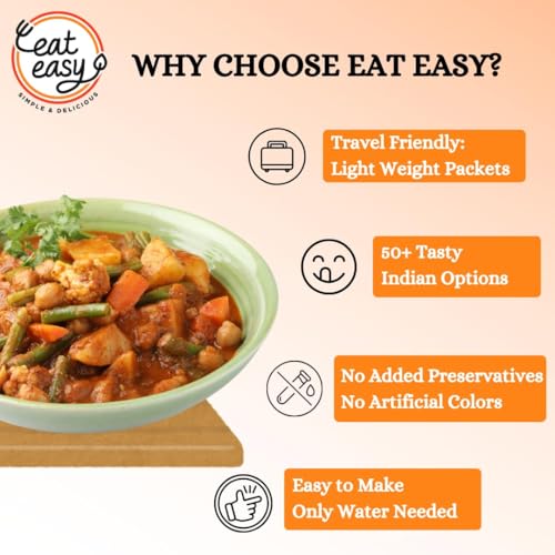Image of Eat Easy Ready To Eat Mix Vegetable- 85g (Pack of 2) After Preparation 320g